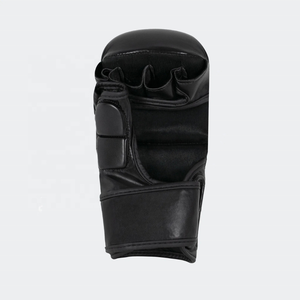 Gants de combat MMA personnalisés en cuir PU brillant, respirants et durables, pour l'entraînement, vente en gros OEM - Product Image 2