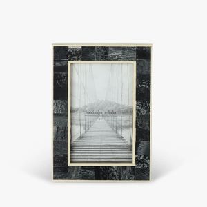Premium Handmade Bone Inlay Photo <b>Frame</b> <b>4x6</b> | Luxury Tabletop Picture <b>Frame</b> | Home Decor & Gift Item - Product Image 1