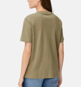 Oversized Summer <b>Top</b> <b>White</b> Crew Neck T-Shirts Trendy Street Style Casual Tee Women's Loose Fit Cotton T-Shirt - Product Image 2