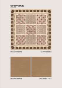 Carreaux de porcelaine élégants à finition mate 600X600MM 24X24, carreaux de sol en céramique vitrifiée de qualité supérieure pour salon, cuisine, salle de bain - Product Image 4