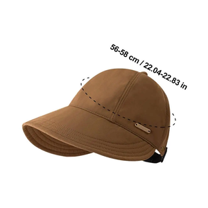 Sombrero de Sol Unisex para Verano, Viajes al Aire Libre, Playa, Protección UV, Gorra de Béisbol Deportiva, Visera Grande Ajustable - Product Image 6