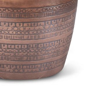 Johnsen Antique <b>Copper</b> Large Metal Accent <b>Table</b> Elegant Living Room Furniture - Product Image 3