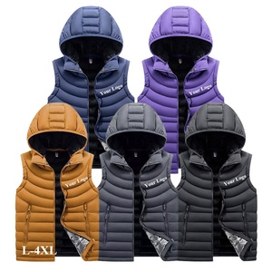 Chaleco Acolchado para Negocios de Ropa de Invierno OEM/ODM, Cómodo, Relleno, Transpirable, de Secado Rápido, con Cuello Alto, Unisex, a la Moda - Product Image 2