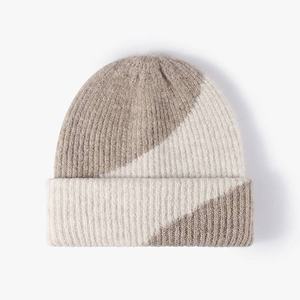 Ski Hats Warm Acrylic Knitted <b>Beanies</b> Autumn Winter Wear <b>Wool</b> <b>Beanies</b> Custom Logo Vietnam Contrast Color Factory High Quality - Product Image 4