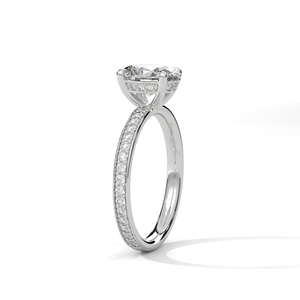 Anillo de Diamante Moissanite de Alto Brillo, Joyería Fina de Lujo, Anillo de Compromiso y Boda para Mujer - Product Image 2