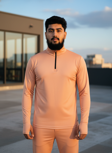 เสื้อยืดแขนสั้นคอซิป 1/4 สำหรับผู้ชาย รุ่นพรีเมียมจาก SAVVISH INTERNATIONAL เนื้อผ้าระบายอากาศ ซับเหงื่อ แห้งไว เหมาะสำหรับออกกำลังกาย - Product Image 6
