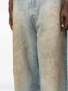 Pantalones vaqueros vintage para hombre, de corte holgado, transpirables, de alta calidad, OEM, con bolsillos tipo cargo, lavados al ácido. - Product Image 5