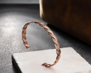 NEHA ENTERPRISES Brazalete de Cobre de Lujo, Pulsera, Brazalete Ajustable Hecho a Mano, Personalizable, Joyería de Moda - Product Image 4