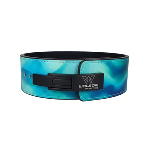 Ceinture de musculation réglable en cuir véritable pour la musculation, les squats, les soulevés de terre et l'entraînement de force. - Product Image 1