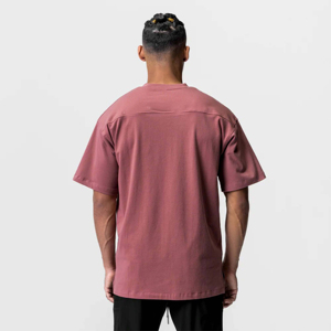 เสื้อยืดคอกลมแขนสั้นสำหรับผู้ชาย, เสื้อถักผ้าฝ้ายลำลองทรงพอดีตัว - Product Image 4
