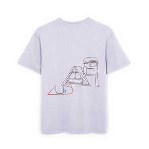 T-shirt en coton surdimensionné pour homme, style vintage délavé à l'acide, manches courtes, col rond, motif imprimé, lettres sur le devant, coupe jersey - Product Image 4