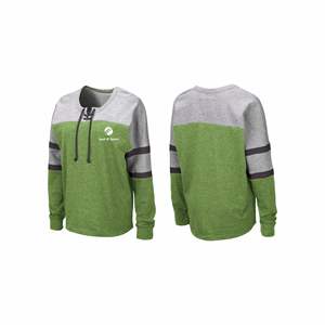 เสื้อสเวตเชิ้ตโอเวอร์ไซส์ปักโลโก้ตามสั่งสำหรับผู้ชาย เสื้อสเวตเชิ้ตถักสำหรับฤดูใบไม้ร่วง สีทูโทน สไตล์ลำลอง แฟชั่นสำหรับผู้ใหญ่ - Product Image 4