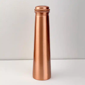 Pure <b>Copper</b> Sports Water <b>Bottle</b> Leak Resistant Metal <b>Drinking</b> <b>Bottle</b> for Gym Fitness Hiking Camping and Daily Use - Product Image 5