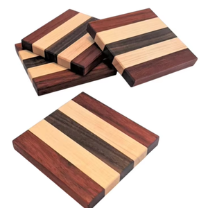 Elegant Wooden Designer <b>Coaster</b> Perfect For Home Dining <b>Table</b> Cafes And Restaurants Stylish Durable <b>Table</b> Accessory From India - Product Image 1