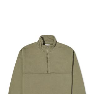 100% coton hommes quart Zip hiver conception personnalisée coloré numérique uni teint solide doublé sweats à capuche sweats de haute qualité - Product Image 4