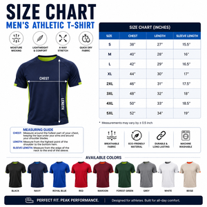 T-shirt de sport personnalisé pour homme, OEM ODM, numérique, à manches courtes, séchage rapide, pour la gym, la course et les sports, 100% coton - Product Image 6