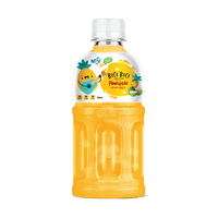 NPV Bici Bici Mangosteen Puree Gevuld Sap met Nata De Coco 250ml X24 Blikjes Doos Vietnam OEM