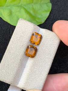 Natural <b>Citrine</b> Gemstone Clean Matching Faceted Golden Stones For Jewelry Making <b>Ring</b> Pendant Necklace Crystal - Product Image 3