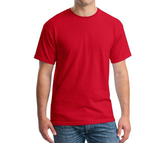 Camiseta Personalizada para Hombre, Cuello Redondo, Lisa, Azul Marino Oscuro, Manga Corta, Suave, Transpirable, de Algodón, Ropa Deportiva - Product Image 3
