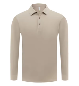 Camisas Polo de Golf de Manga Larga para Hombre, Logotipo Personalizado, Camisetas de Algodón y Poliéster con Estampado, Talla 3XL - Product Image 5