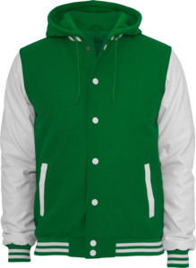 Blouson universitaire homme de haute qualité avec broderie, manches en cuir, personnalisable, style baseball Letterman pour l'hiver - Product Image 5