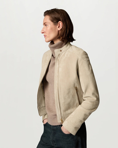 Chaqueta Unisex de Cuero Genuino con Parches, Prenda Exterior de Cuero Suave a la Moda, Estilo Casual Moderno para Otoño, Alta Calidad y Ecológica - Product Image 5