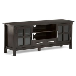Mobile porta TV Kitchener da 60 pollici di larghezza, colore marrone hickory - Product Image 1
