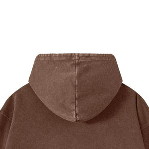 Sudadera Profesional de Invierno para Hombre, Lavado Ácido, Cremallera Completa, Felpa Francesa, 100% Algodón, Ecológica, Impermeable, Estilo Vintage, Lisa, Oversize - Product Image 5