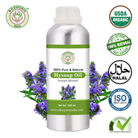 Huile Essentielle d'Hysope Naturelle en Gros pour Exportateurs – Idéale pour Diffuseurs, Huiles de Bain et Remèdes à Base de Plantes