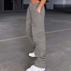 Pantalones Cargo Personalizados para Hombre, Multibolsillos, Casuales, Tácticos, para Exteriores, Servicio de Muestras de Fábrica OEM ODM Disponible - Product Image 3