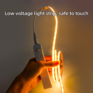 ไฟเส้นชนิด COB DC 5V USB ยาว1ม. 2ม. 3ม. สีขาวอบอุ่นมีความยืดหยุ่นมีเซ็นเซอร์ตรวจจับความเคลื่อนไหวตู้เสื้อผ้าอัจฉริยะและคลังสินค้า <span class=keywords><strong>COM</strong></span> ไฟแถบ - Product Image 3