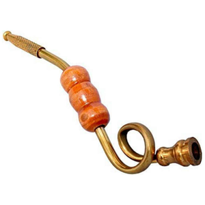 Porte-cigarette en laiton, filtre à cigarettes vintage en métal, accessoire de fumage réutilisable, pipe décorative en laiton pour - Product Image 2
