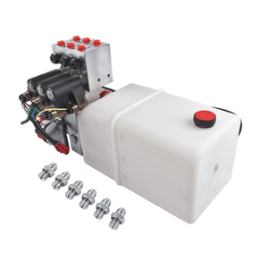 Centralina Idraulica da 6 Litri 12V DC a 6 Vie a Doppio Effetto, Nuova Condizione, Valvole in Acciaio al Carbonio per Rimorchi Ribaltabili e Sollevatori a Forbice - Product Image 5
