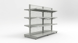 Estante rectangular independiente desmontable con recubrimiento en polvo, 100 kg/nivel, moderno, con respaldo de malla de doble cara, de acero laminado en frío, Vietnam - Product Image 5