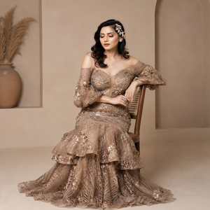 Luxury Champagne Gold Mermaid Evening Gown for Women Off Shoulder <b>Sequin</b> Formal Party Dress Wedding Guest Prom Maxi Outfit - Product Image 3