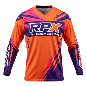 เสื้อเจอร์ซีย์มอเตอร์ครอส RPX แบบสั่งทำพิเศษ แขนยาว โพลีเอสเตอร์ แห้งเร็ว เสื้อแข่งสำหรับผู้ชาย ทุกฤดูกาล ลายพิมพ์ เสื้อเจอร์ซีย์มอเตอร์ครอส - Product Image 4