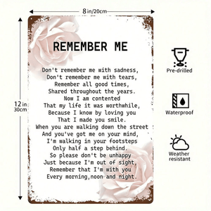 CIFbuy Plaque en aluminium vintage rétro 8x12 pouces Décoration intérieure Arts métalliques TikTok pour service de retrait Temu - Product Image 2