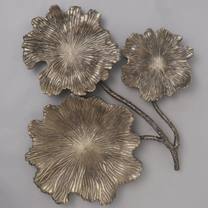 งานศิลปะตกแต่งผนังรูปเขากวางสำหรับร้านอาหารหรือบ้าน  ของตกแต่งบ้านโลหะคุณภาพสูง หรูหรา  งานศิลปะแขวนผนังโลหะ - Product Image 4