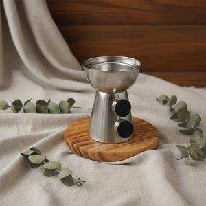 Metal <b>Bakhoor</b> Incense Burner with Wooden Base Arabic <b>Oud</b> Fragrance Holder Modern Home Decor Ramadan Wedding Wholesale Export - Product Image 6