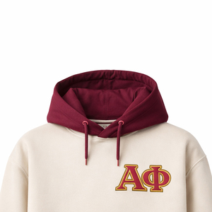Sweat à capuche personnalisé pour fraternité grecque – Sweat-shirt brodé de qualité supérieure pour sororité et fraternité – Sweat à capuche avec lettres grecques en gros – Fraternité personnalisée - Product Image 2