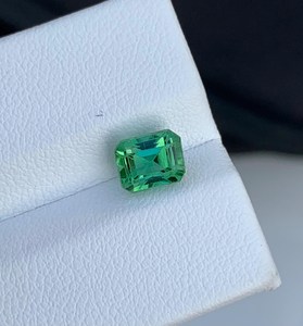 Turmalina Verde Corte Esmeralda, Gema Suelta Natural de Calidad para Joyería, Certificada - Product Image 5