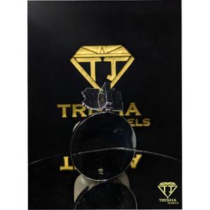 Pendentif rond serti de diamants Moissanite VVS avec pavé complet en argent sterling 925, bijoux de style hip-hop pour hommes, par Trisha Jewels - Product Image 6