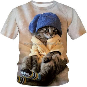 Camiseta de LICRA elástica/poliéster de alta calidad para hombre, camiseta tejida transpirable con patrón 3D, manga corta, Color personalizado, servicio OEM - Product Image 4