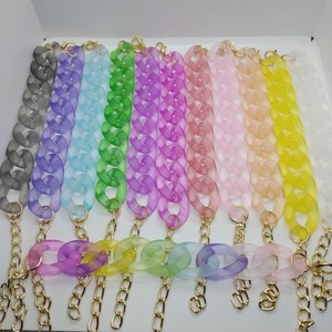Décoration murale colorée en maillons de chaîne en résine transparente écologique faits à la main pour projets DIY Chambre d'ange - Product Image 4