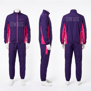 <b>Men</b> Blue <b>White</b> Color Blocking Tracksuit Set Hooded Zipper Full Sleeve Jogger <b>Pants</b> Breathable Sportswear Autumn Casual Wear - Product Image 5