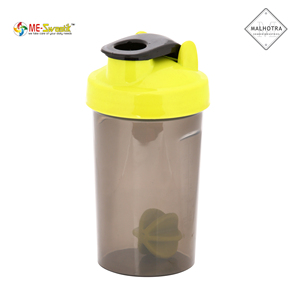 ME-Swastik Plastic <b>Shaker</b> <b>Bottle</b> with Lid Reusable Washable Modern Design for Travel Camping & Outdoor Use 450ml Capacity - Product Image 1