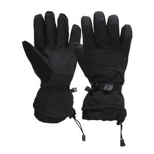 Guantes de Esquí y Snowboard Unisex Negros, Impermeables, Transpirables, Resistentes al Viento, Térmicos, con Pantalla Táctil Completa para Invierno - Product Image 1