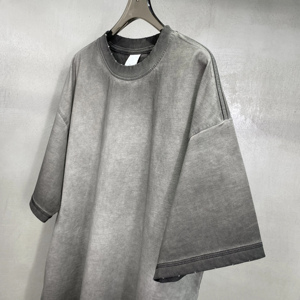 T-shirts vintage 100 % coton personnalisés avec impression sur mesure, vente en gros, grandes tailles, dégradé de couleurs et lavage vieilli - Product Image 6