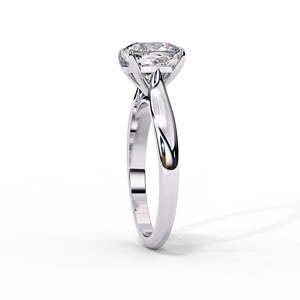 Anillo de Compromiso de Diseño con Diamante Cultivado en Laboratorio de 2.5 CT, Corte Cojín, Oro Amarillo de 14K, Certificado IGI, Regalos de Aniversario y Boda - Product Image 6