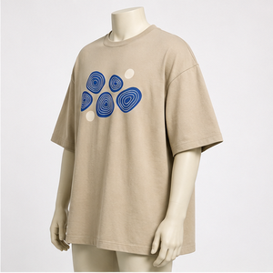 T-shirt en jersey à imprimé graphique personnalisé surdimensionné pour homme, coton de haute qualité, manches courtes, design 03 TSA-SPT-0003 - Product Image 3